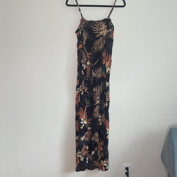 Billsbong summer dress size M floral palm leaf pattern, palm leaf flower pattern - Picture 2 of 2